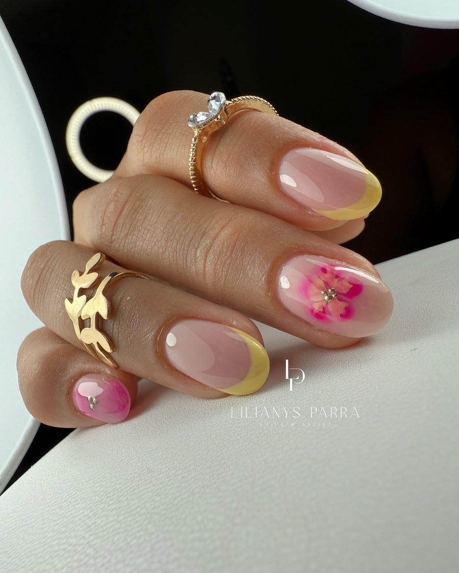 Set de uñas nude, trabajo de Lilianys Parra