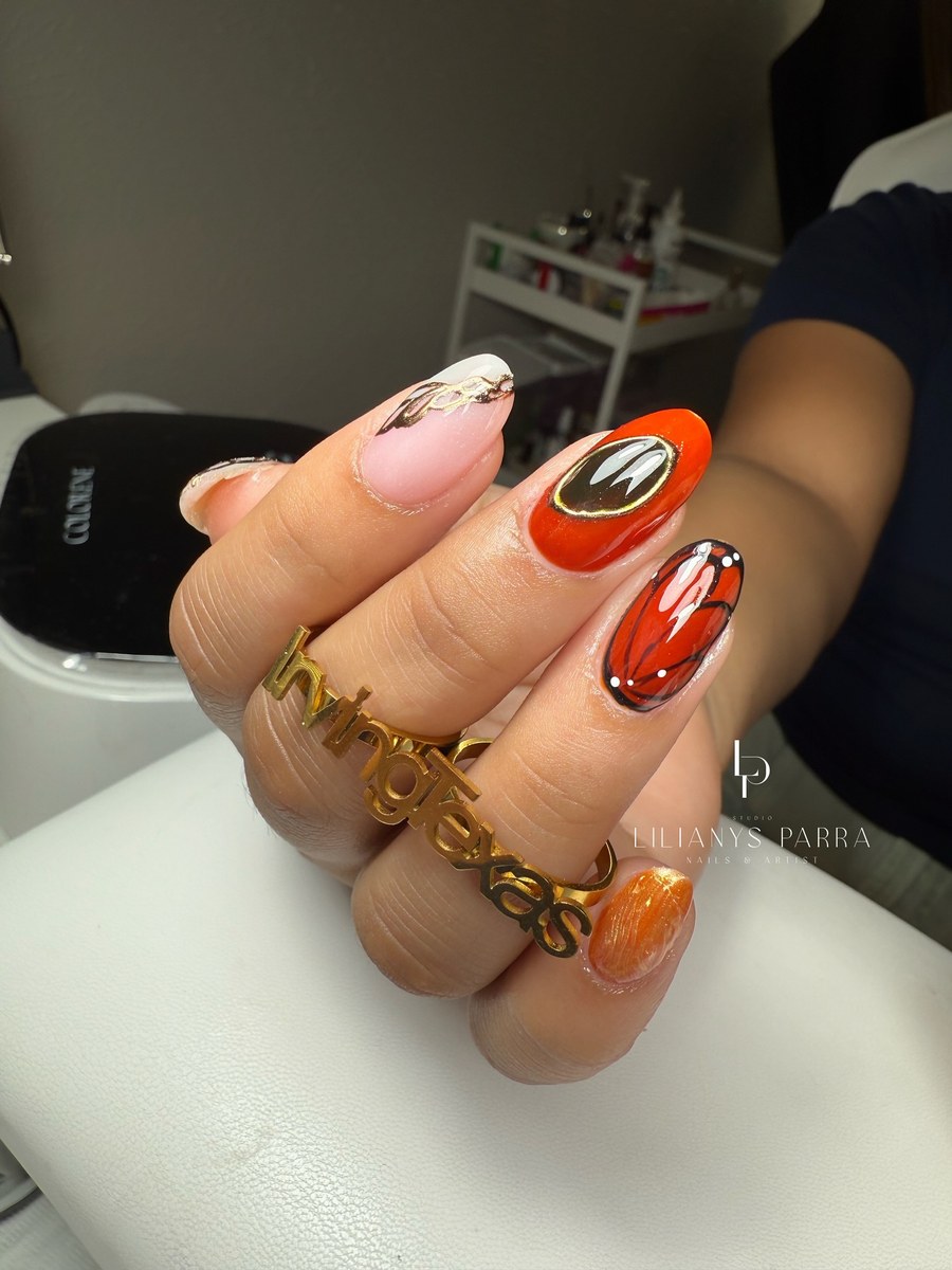 Set stiletto rosa, trabajo de Lilianys Parra